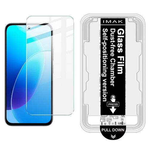 IMAK H Series For vivo Y500i 5G / T5x 5G / Y51 Pro 5G / Oppo K14x 5G / K14 5G / A6 4G / A6s 4G / A6t 4G / A6t Pro 4G / A6x 5G / A6x 4G Tempered Glass Screen Protector Film with Dust-free Installation Tool - Transparent - 1
