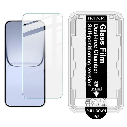 IMAK For Realme Neo8 5G by Leica Tempered Glass Screen Protector with Dust-free Installation Tool (Fingerprint Unlock) (Not Complete Coverage) - Transparent - 1