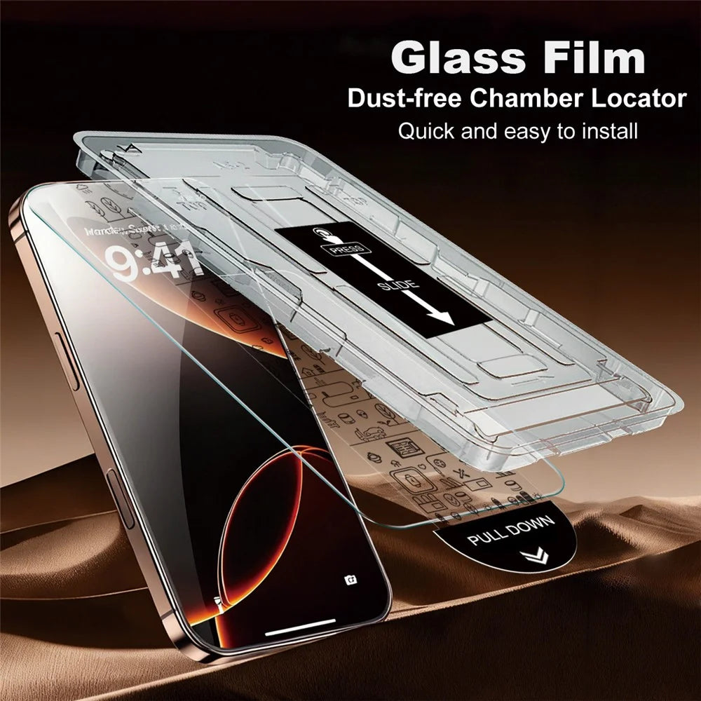 IMAK For Realme Neo8 5G by Leica Tempered Glass Screen Protector with Dust-free Installation Tool (Fingerprint Unlock) (Not Complete Coverage) - Transparent - 2