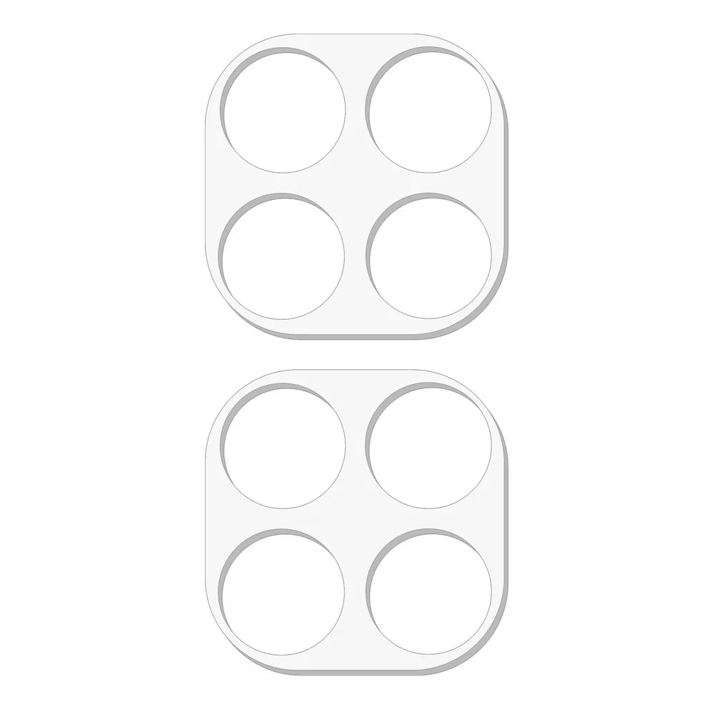 2Pcs For Motorola Edge 70 Fusion+ 5G / Edge 70 Fusion 5G Full Coverage Camera Lens Protector 3D Arc Edge Anti-Scratch Tempered Glass Lens Film - Transparent - 2