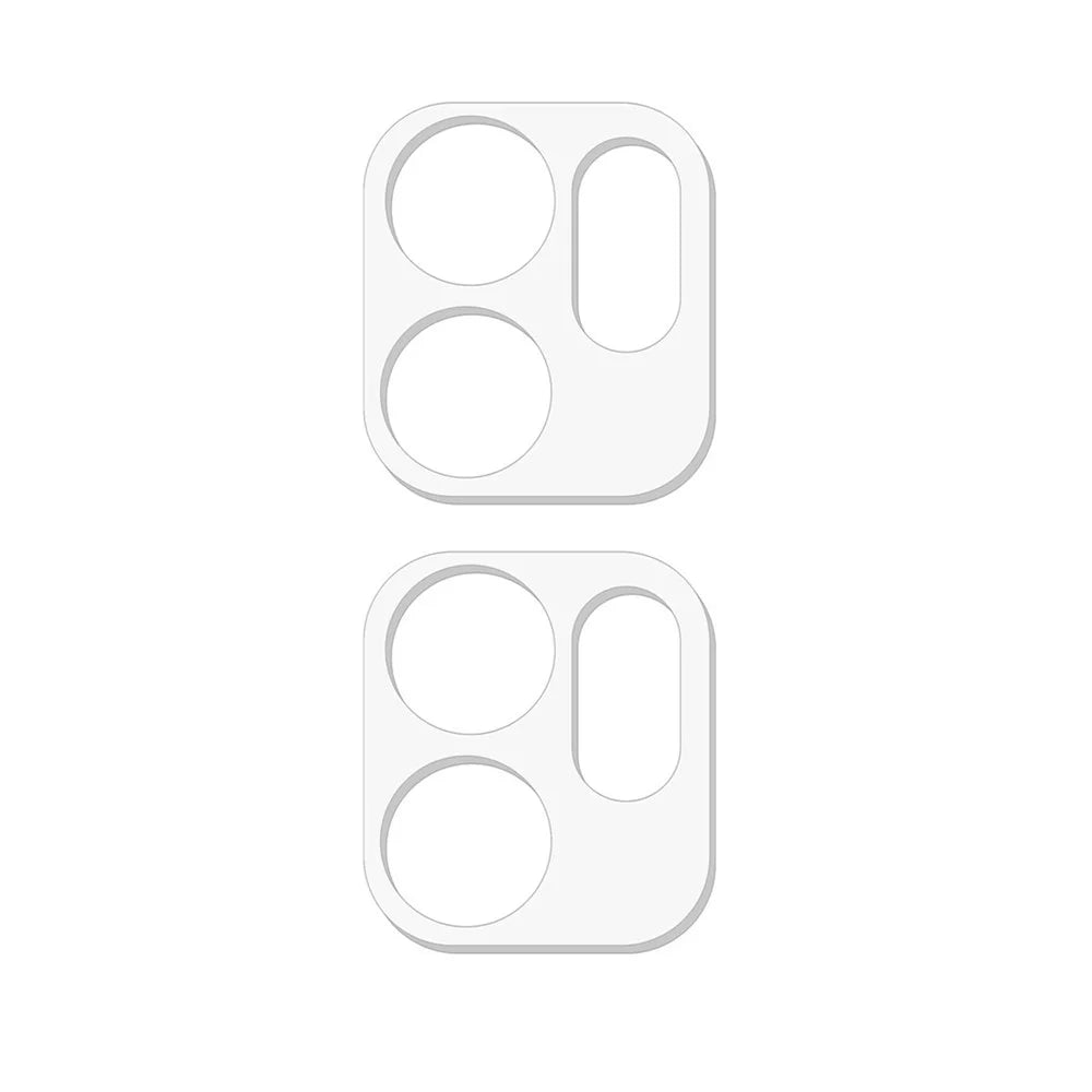 2Pcs For Honor X6d 5G Full Coverage Camera Lens Protector 3D Arc Edge Anti-Scratch Tempered Glass Lens Film - Transparent - 2