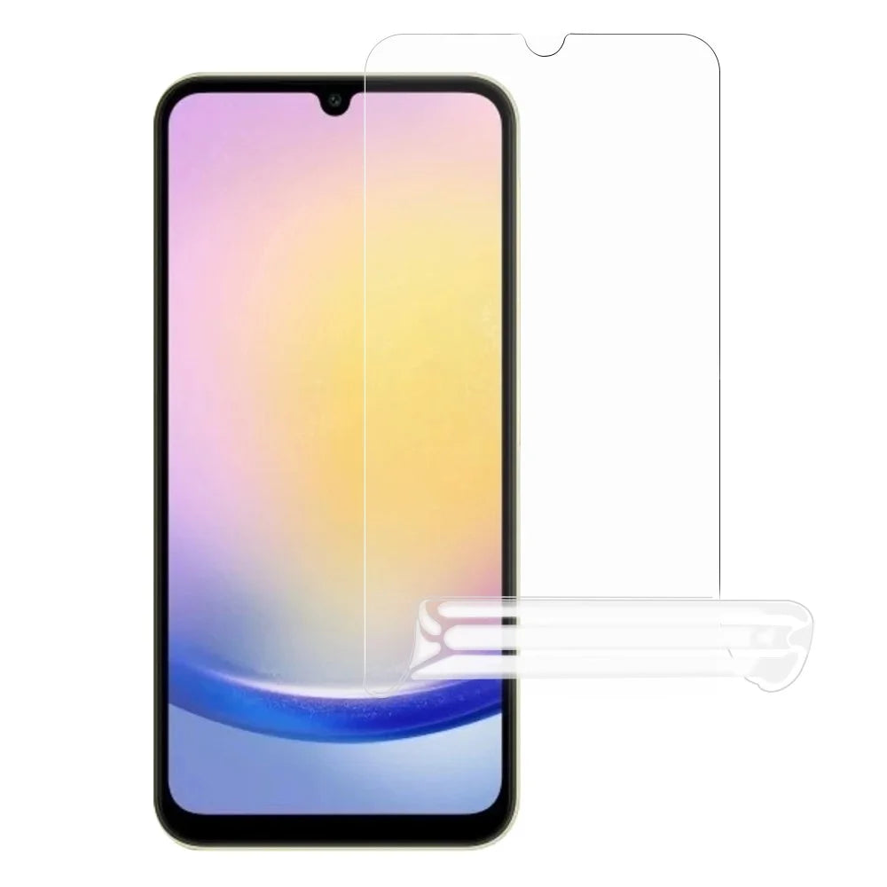 PET Full Screen Film for Samsung Galaxy A18 5G / A18 4G / A17 5G / A17 4G / A26 5G / A16 5G / A16 4G HD Clear Hydrogel Screen Protector - Transparent - 1