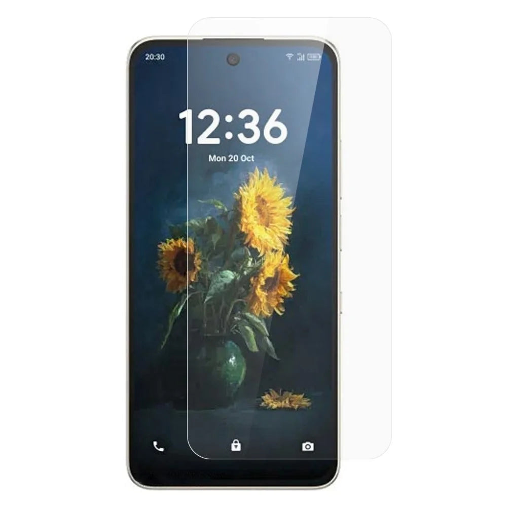 For TCL NxtPaper 70 Pro 5G Screen Protector 0.3mm Arc Edge Tempered Glass Film, Not Complete Coverage - Transparent - 1
