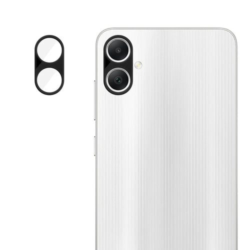 For Samsung Galaxy A05 4G Full Cover Camera Lens Protector Silk Print HD Anti Fingerprint AR Tempered Glass Lens Film - Black - 1