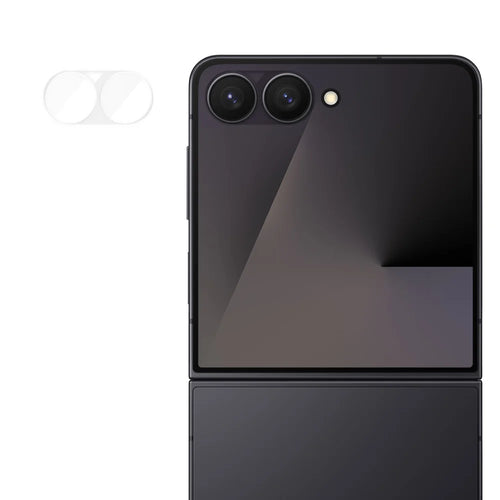 For Samsung Galaxy Z Flip7 5G Full Cover Camera Lens Protector High Definition Anti Fingerprint AR Tempered Glass Lens Film - Transparent - 1