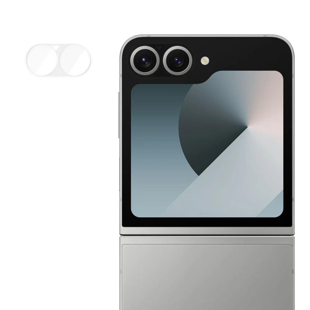 For Samsung Galaxy Z Flip6 5G / Galaxy Z Flip7 FE 5G Full Cover Camera Lens Protector High Definition Anti Fingerprint AR Tempered Glass Lens Film - Transparent - 1