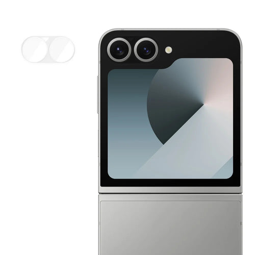 For Samsung Galaxy Z Flip6 5G / Galaxy Z Flip7 FE 5G Full Cover Camera Lens Protector High Definition Anti Fingerprint AR Tempered Glass Lens Film - Transparent - 1