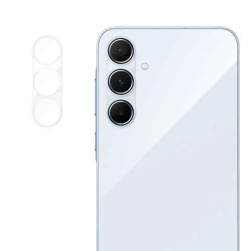 For Samsung Galaxy A55 5G Full Cover Camera Lens Protector High Definition Anti Fingerprint AR Tempered Glass Lens Film - Transparent - 1