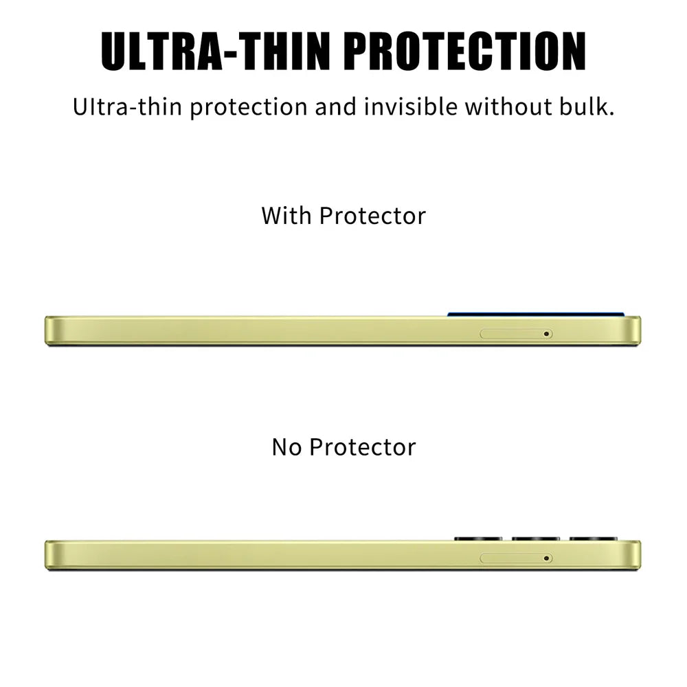 For Samsung Galaxy A25 5G (Global) (161mm) Full Cover Camera Lens Protector High Definition Anti Fingerprint AR Tempered Glass Lens Film - Transparent - 3
