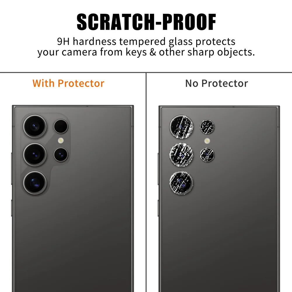 For Samsung Galaxy S24 Ultra Full Cover Camera Lens Protector High Definition Anti Fingerprint AR Tempered Glass Lens Film - Transparent - 4