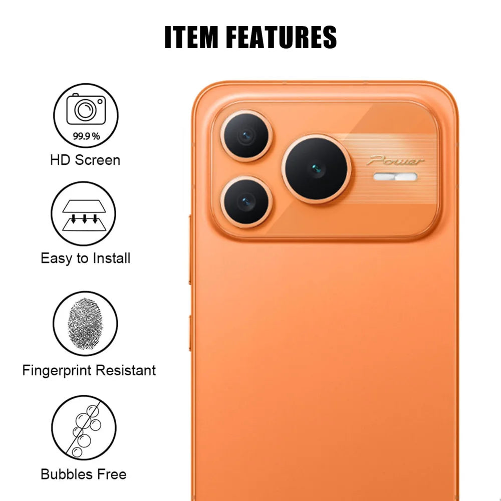 For Honor Power2 5G Full Cover Camera Lens Protector High Definition Anti Fingerprint AR Tempered Glass Lens Film - Transparent - 2