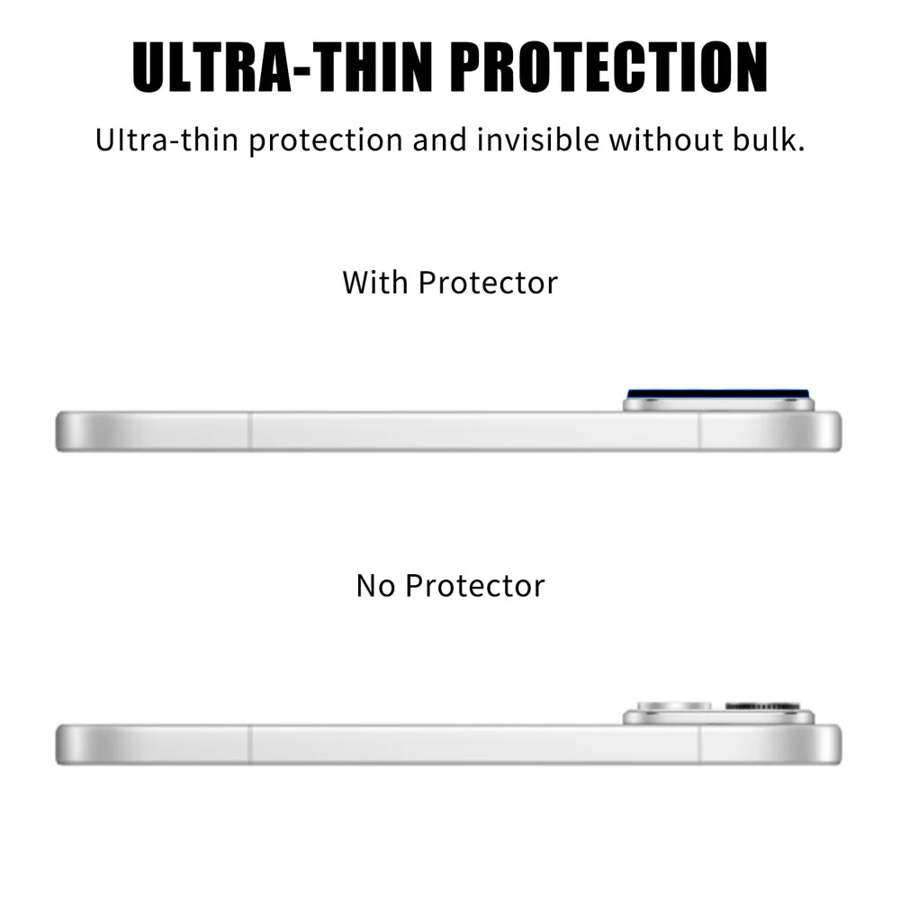 For Honor Win RT 5G / Honor Win 5G Full Cover Camera Lens Protector High Definition Anti Fingerprint AR Tempered Glass Lens Film - Transparent - 3