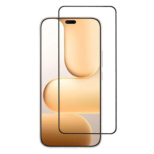 For Honor 600 Lite 5G Full Screen Protector Full Glue Silk Printing Tempered Glass Film Support Fingerprint Unlock - Transparent - 1