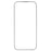 For iPhone 17 Full Tempered Glass Electroplated Silk-Print 0.33mm High Aluminium-Silicon Glass Screen Protector - Black - 2