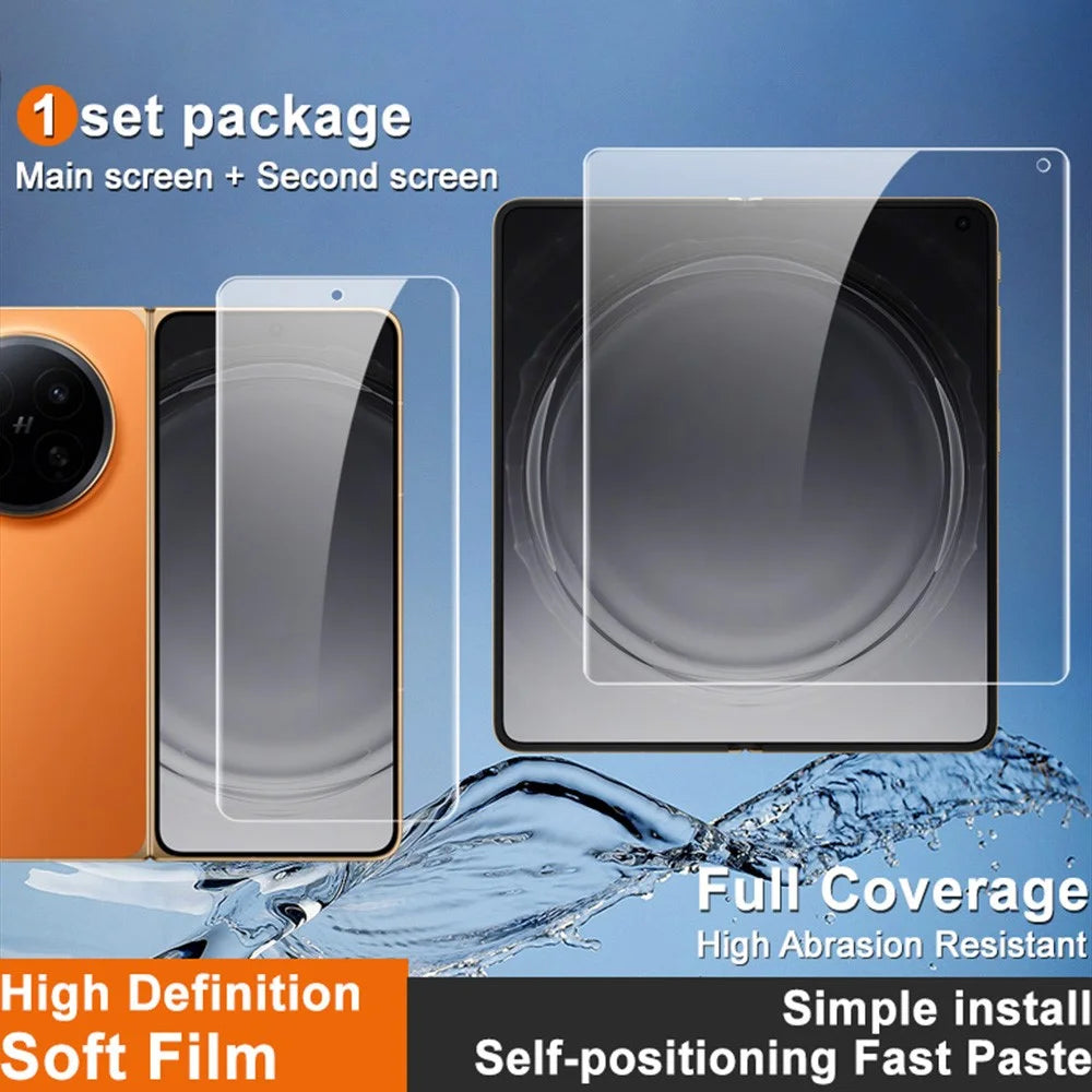 IMAK Hydrogel Film 4th Gen for Oppo Find N6 5G 1 Set TPU Full Glue Full Screen Film (Front Screen + Inner Large Screen) - 2