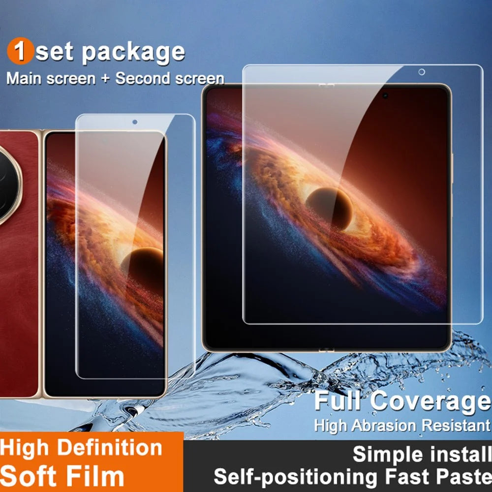 IMAK Hydrogel Film 4th Gen for Honor Magic V6 5G 1 Set TPU Full Glue Full Screen Film (Front Screen + Inner Large Screen) - 2