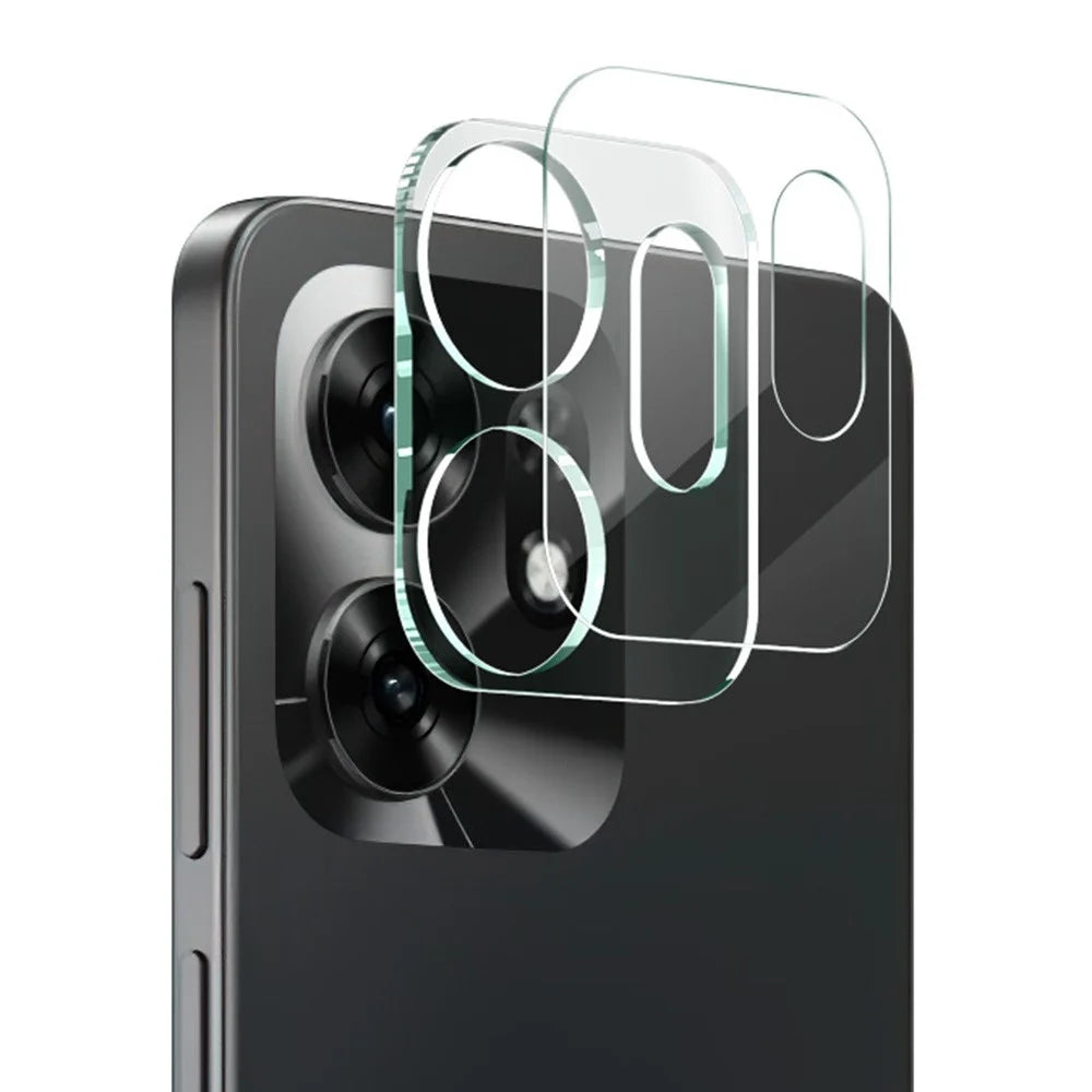 IMAK For Honor X6d 5G / 500 Smart 5G Tempered Glass Full Cover Camera Lens Protector + Acrylic Lens Cap - Transparent - 1