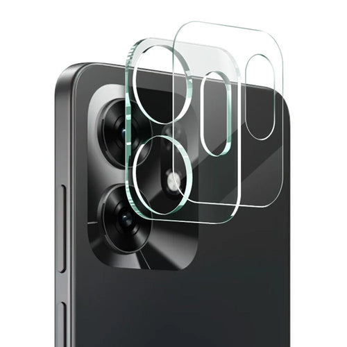 IMAK For Honor X6d 5G / 500 Smart 5G Tempered Glass Full Cover Camera Lens Protector + Acrylic Lens Cap - Transparent - 1