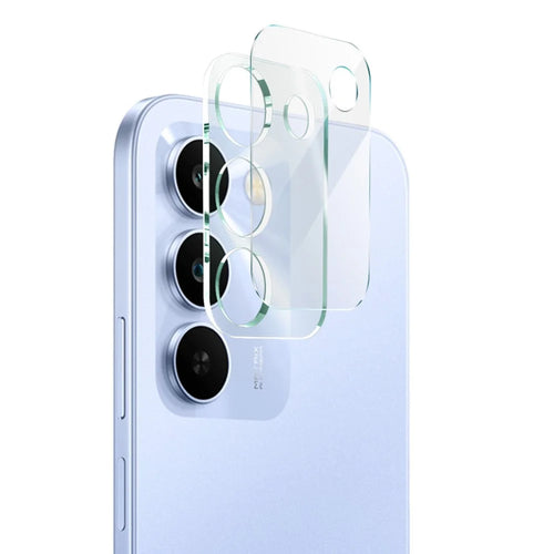IMAK For Realme C100 5G / P4 Lite 5G / C83 5G Tempered Glass Full Cover Camera Lens Protector + Acrylic Lens Cap - Transparent - 1