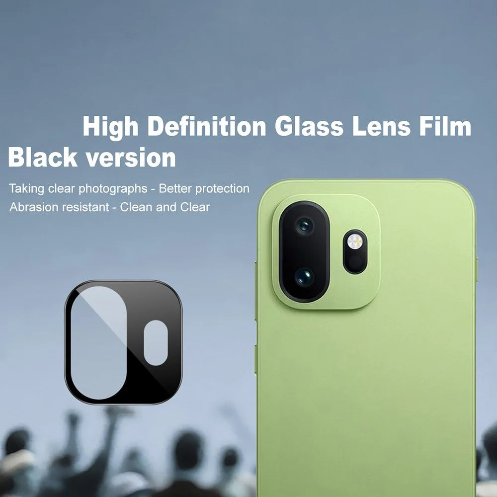 IMAK For OnePlus 15T 5G Camera Lens Protector Tempered Glass HD Clear Full Cover Lens Film - Black - 2