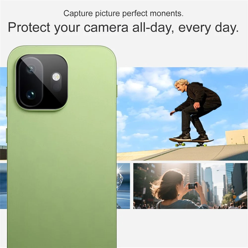 IMAK For OnePlus 15T 5G Camera Lens Protector Tempered Glass HD Clear Full Cover Lens Film - Black - 4