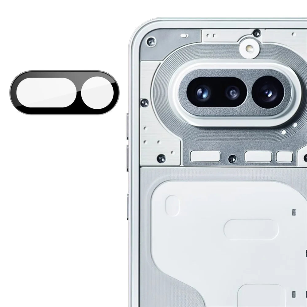 IMAK For Nothing Phone (4a) Camera Lens Protector Tempered Glass HD Clear Full Cover Lens Film - Black - 1