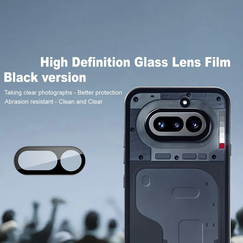 IMAK For Nothing Phone (4a) Camera Lens Protector Tempered Glass HD Clear Full Cover Lens Film - Black - 2