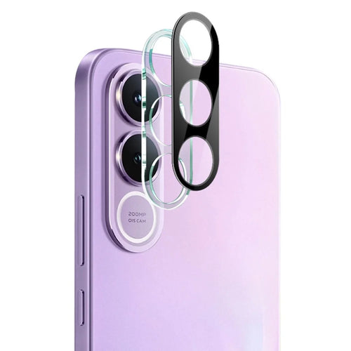 IMAK For vivo V70 FE 5G Tempered Glass Full Cover Lens Film + Acrylic Cap - Black - 1