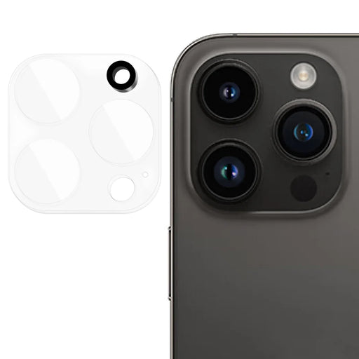 For iPhone 15 Pro Max / iPhone 15 Pro Camera Lens Protector Integrated High Aluminium-Silicon Glass Lens Film - Transparent - 1