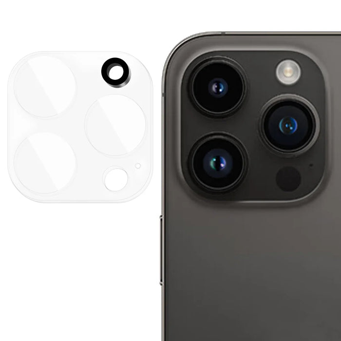 For iPhone 15 Pro Max / iPhone 15 Pro Camera Lens Protector Integrated High Aluminium-Silicon Glass Lens Film - Transparent - 1