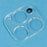 For iPhone 15 Pro Max / iPhone 15 Pro Camera Lens Protector Integrated High Aluminium-Silicon Glass Lens Film - Transparent - 4
