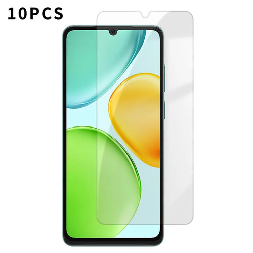 For Honor X6d 5G 10Pcs HD Screen Protector High Aluminium-silicon Anti-fingerprint Tempered Glass Film (Not Complete Covering) - As Shown - 1