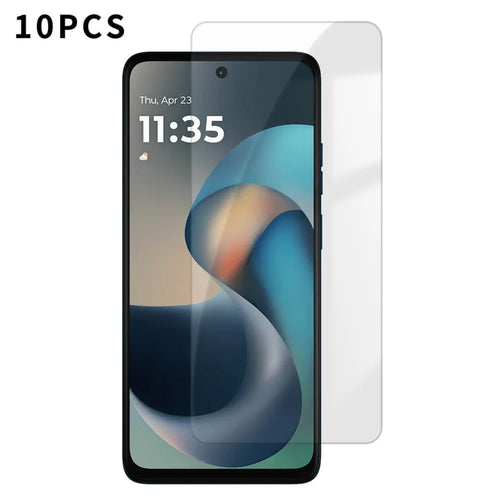 For Motorola Moto G57 5G 10Pcs HD Screen Protector High Aluminium-silicon Anti-fingerprint Tempered Glass Film (Not Complete Covering) - As Shown - 1