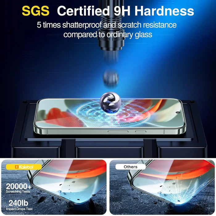 For Google Pixel 10a 10Pcs HD Screen Protector High Aluminium-silicon Anti-fingerprint Tempered Glass Film (Not Complete Covering) - As Shown - 7