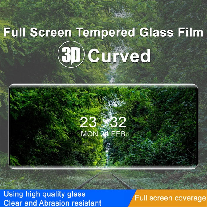 IMAK For vivo X90 Pro+ 5G Anti-scratch 3D Curved Tempered Glass Film Side Glue Ultra Clear Full Coverage Screen Protector - 3