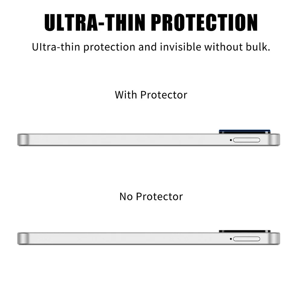 For Samsung Galaxy F06 5G / Galaxy M06 5G Full Cover Camera Lens Protector High Definition Anti Fingerprint AR Tempered Glass Lens Film - Transparent - 3