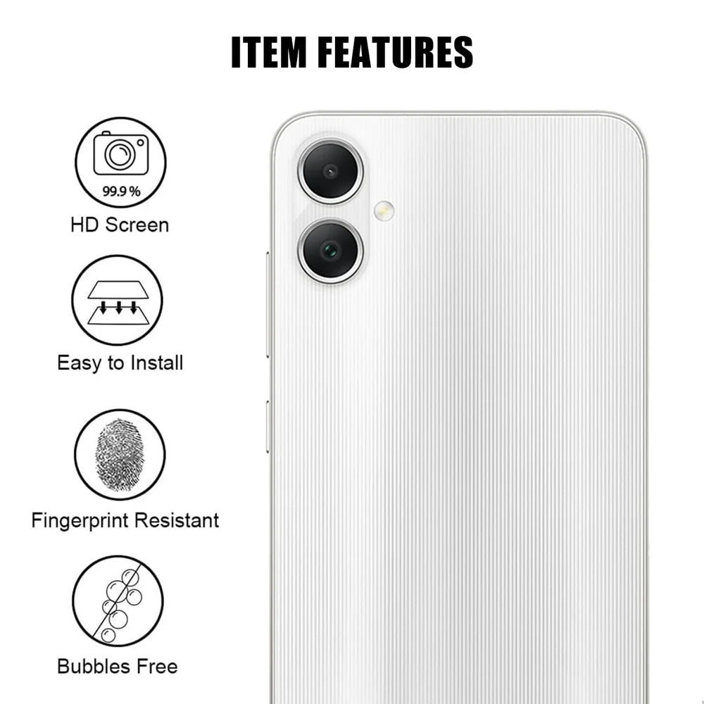 For Samsung Galaxy A05 4G Full Cover Camera Lens Protector High Definition Anti Fingerprint AR Tempered Glass Lens Film - Transparent - 2