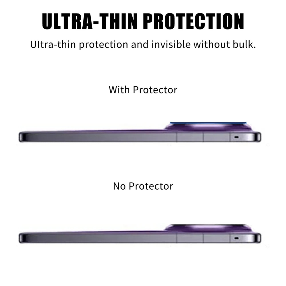 For Huawei Mate 80 RS Ultimate Full Cover Camera Lens Protector High Definition Anti Fingerprint AR Tempered Glass Lens Film - Transparent - 3
