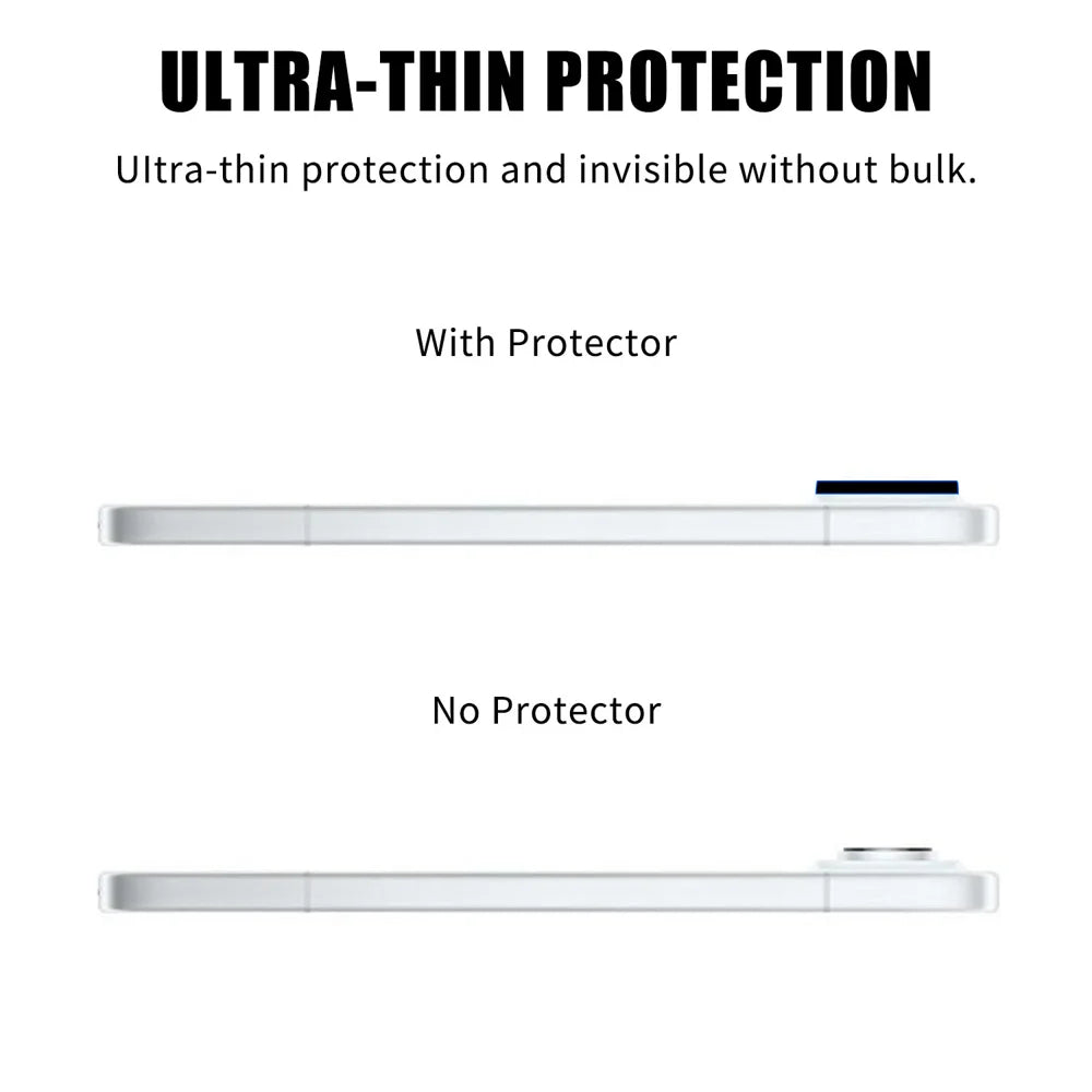 For Honor 500 Pro 5G Full Cover Camera Lens Protector High Definition Anti Fingerprint AR Tempered Glass Lens Film - Transparent - 3