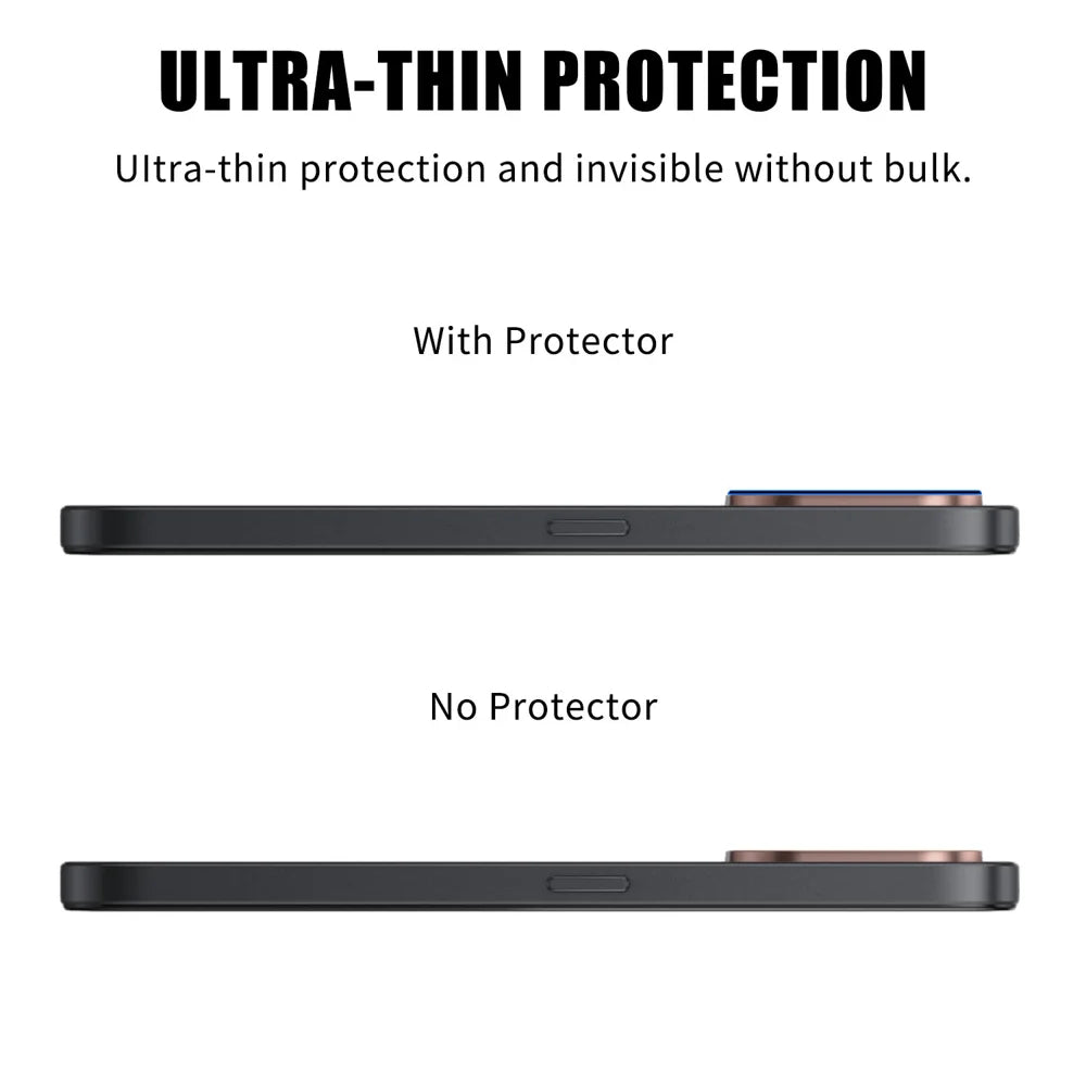 For Honor X6c 4G Full Cover Camera Lens Protector High Definition Anti Fingerprint AR Tempered Glass Lens Film - Transparent - 3