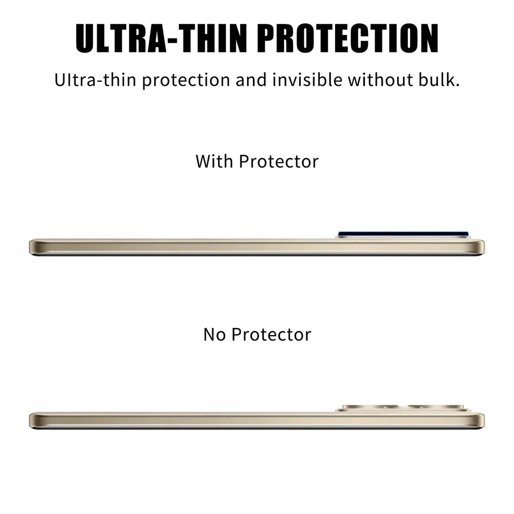 For Realme P4 Pro 5G Full Cover Camera Lens Protector High Definition Anti Fingerprint AR Tempered Glass Lens Film - Transparent - 3