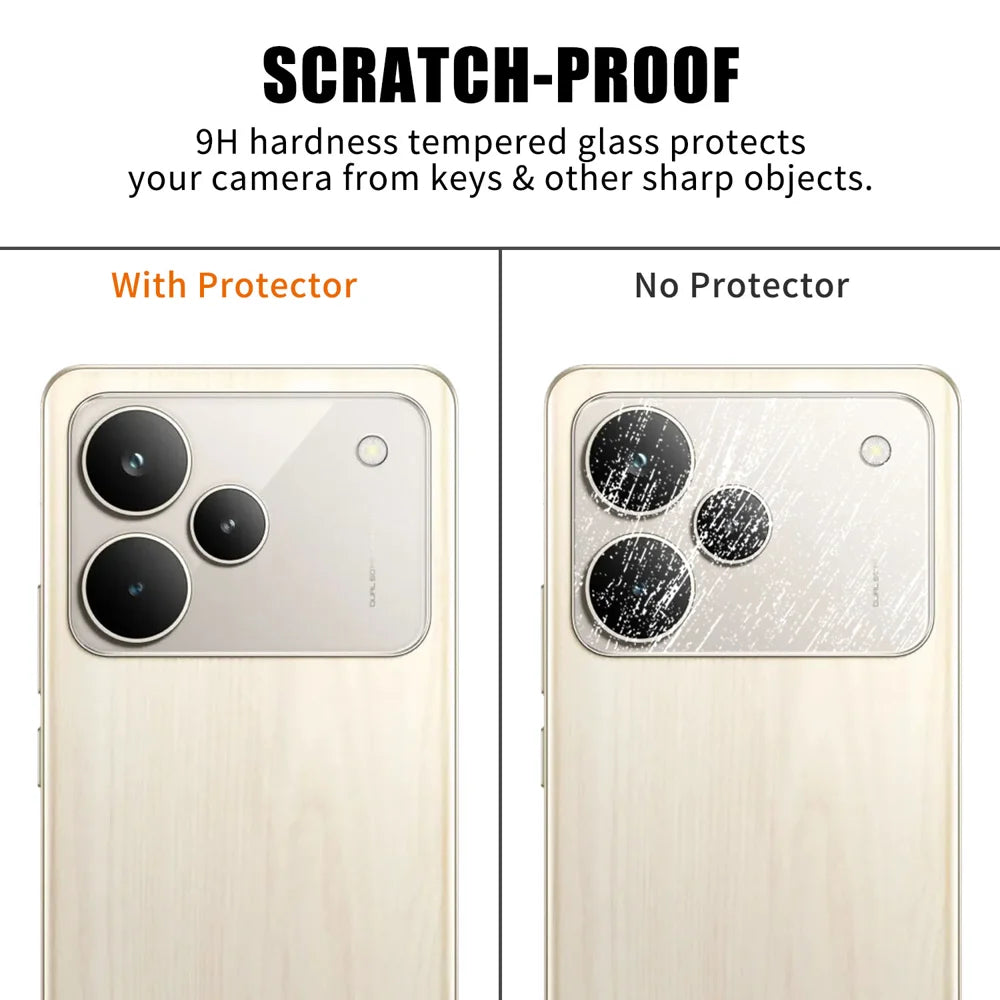 For Realme P4 Pro 5G Full Cover Camera Lens Protector High Definition Anti Fingerprint AR Tempered Glass Lens Film - Transparent - 4