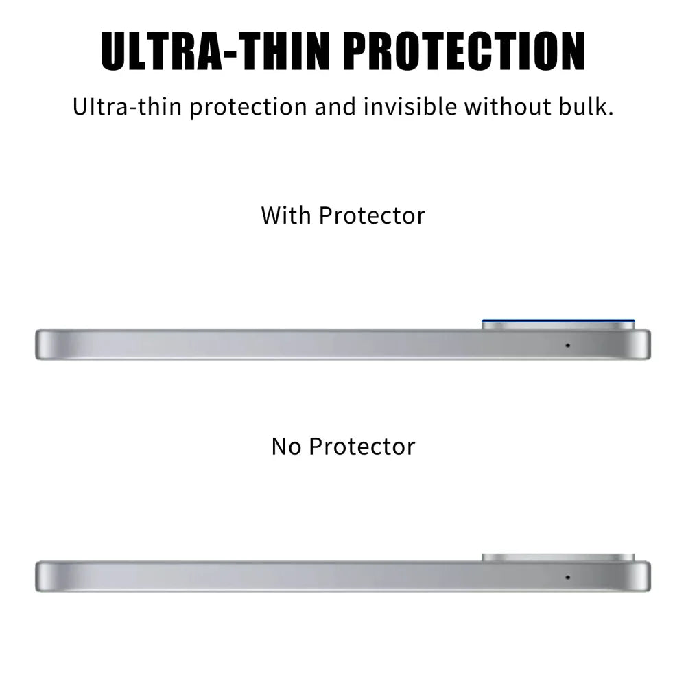 For Oppo K13 Turbo 5G / Oppo K13 Turbo Pro 5G Full Cover Camera Lens Protector High Definition Anti Fingerprint AR Tempered Glass Lens Film - Transparent - 3