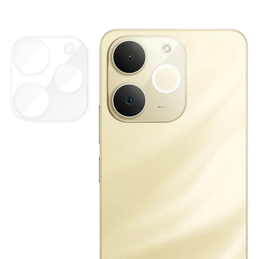 For Realme Narzo 80 Lite 4G / Realme Note 70T 4G Full Cover Camera Lens Protector High Definition Anti Fingerprint AR Tempered Glass Lens Film - Transparent - 1