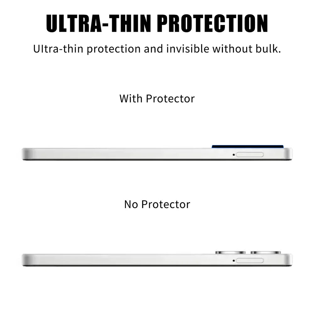 For Oppo A5x 5G / Oppo A5x 4G Full Cover Camera Lens Protector High Definition Anti Fingerprint AR Tempered Glass Lens Film - Transparent - 3