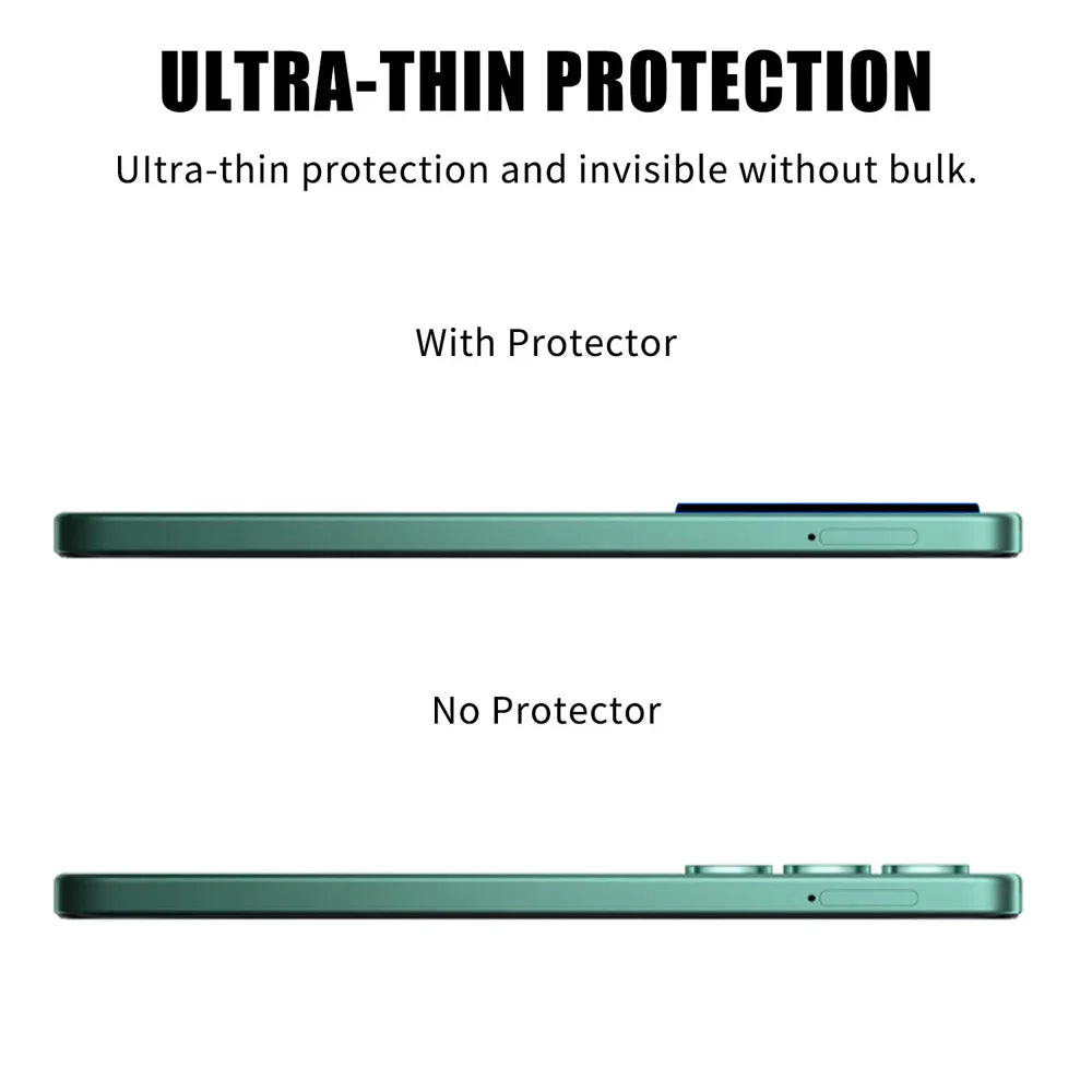 For Oppo A5 4G / Oppo A5 5G Full Cover Camera Lens Protector High Definition Anti Fingerprint AR Tempered Glass Lens Film - Transparent - 3