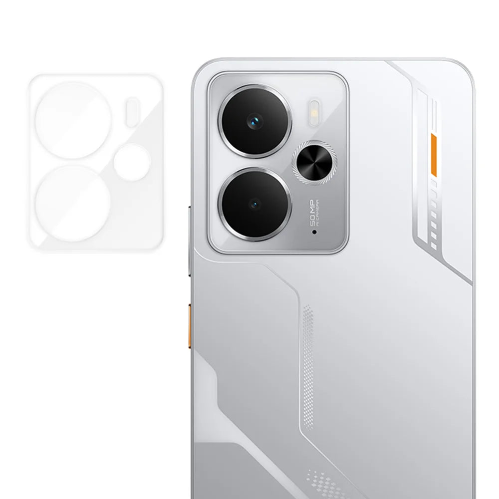 For Realme 14T 5G / Realme 14 5G Full Cover Camera Lens Protector High Definition Anti Fingerprint AR Tempered Glass Lens Film - Transparent - 1