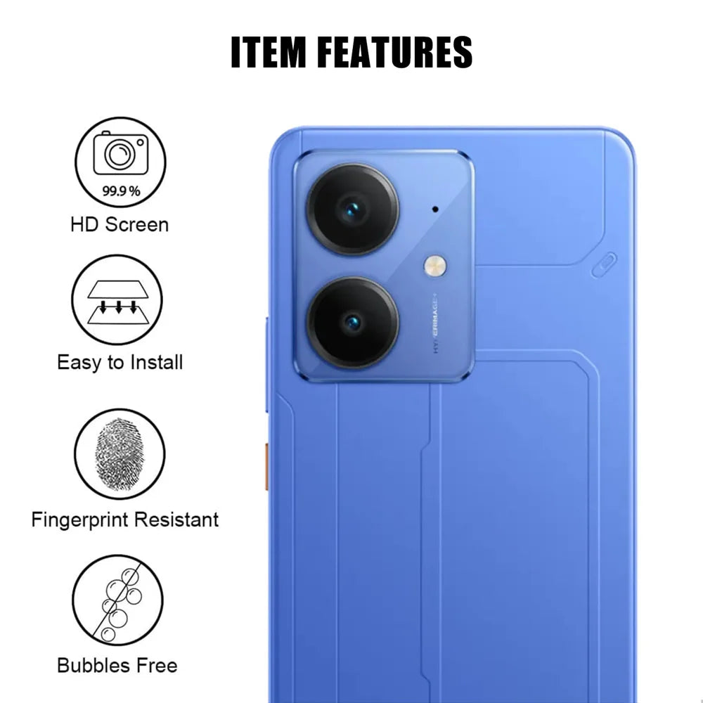 For Realme Neo7 SE 5G Full Cover Camera Lens Protector High Definition Anti Fingerprint AR Tempered Glass Lens Film - Transparent - 2