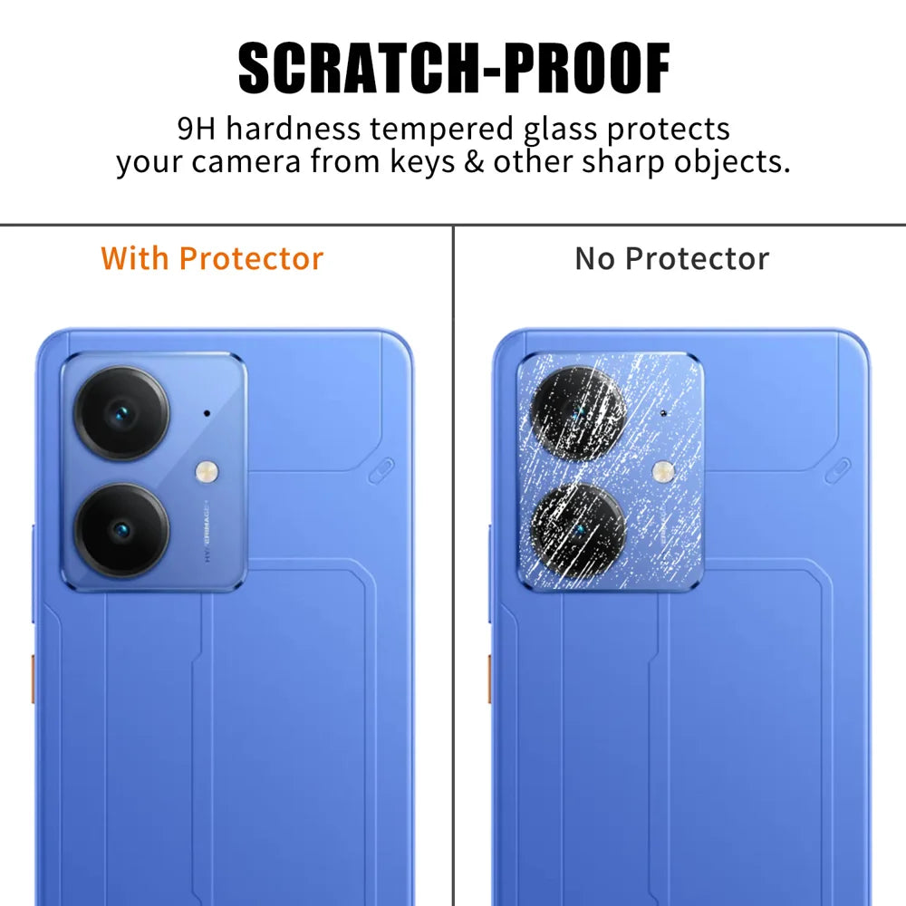 For Realme Neo7 SE 5G Full Cover Camera Lens Protector High Definition Anti Fingerprint AR Tempered Glass Lens Film - Transparent - 4