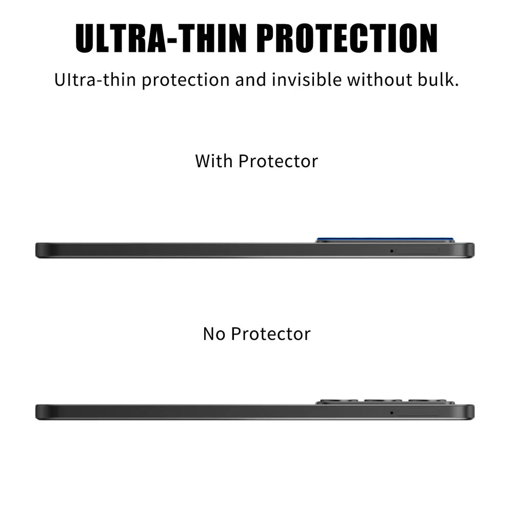 For Realme C75 4G Full Cover Camera Lens Protector High Definition Anti Fingerprint AR Tempered Glass Lens Film - Transparent - 3
